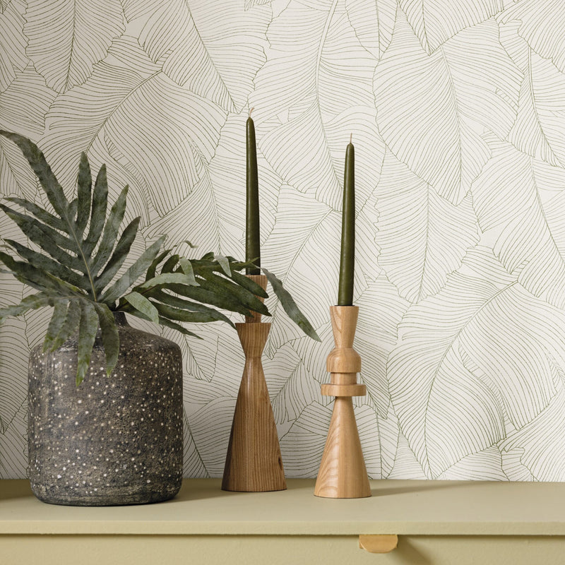 Vegetalia Leaf Wallpaper by Caselio