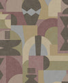 Maroon/Beige