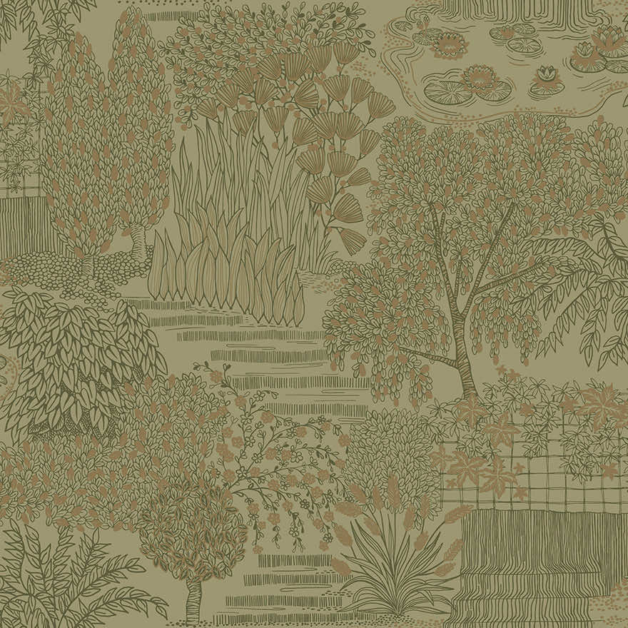 Mirissa Wallpaper by Holden (Khalili Collection)