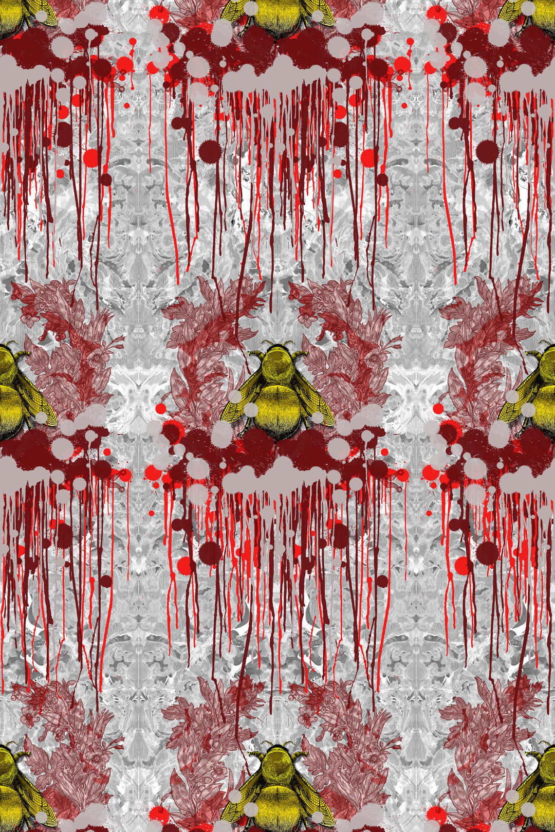 Bloody Empire Abstract Art Wallpaper by Timorous Beasties