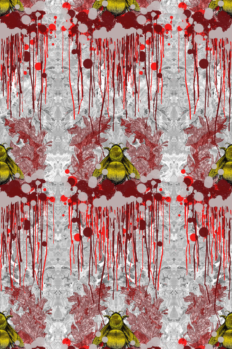 Bloody Empire Abstract Art Wallpaper by Timorous Beasties