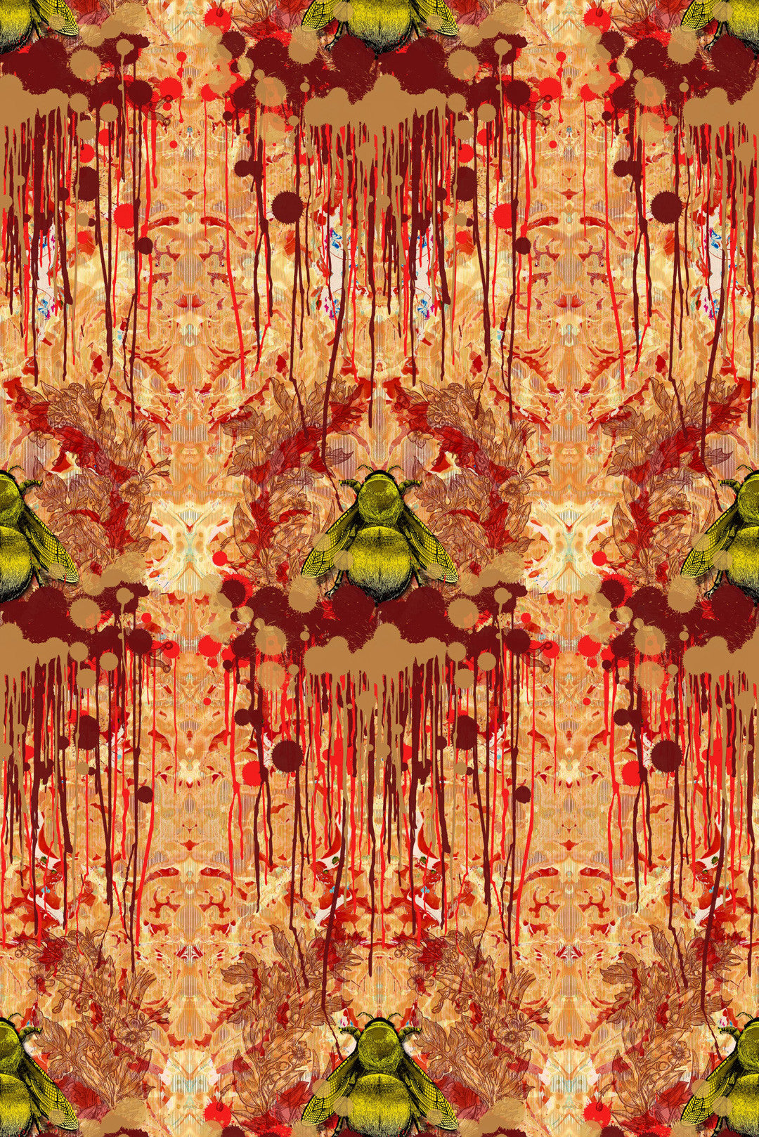 Bloody Empire Abstract Art Wallpaper by Timorous Beasties