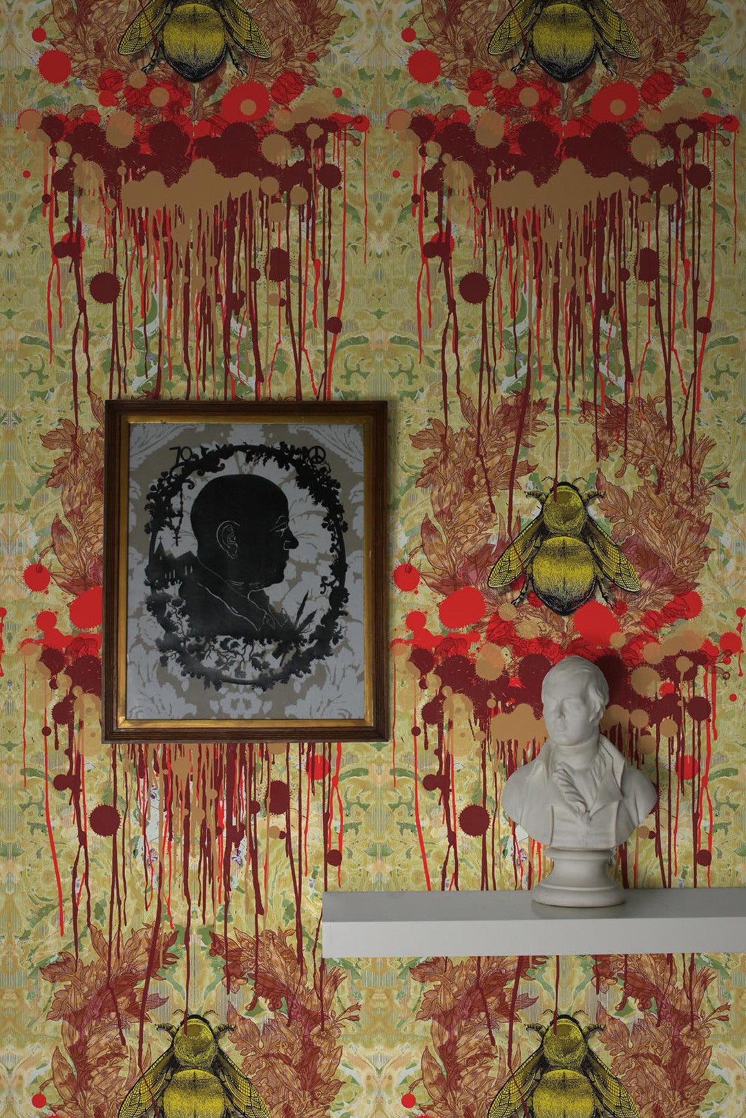 Bloody Empire Abstract Art Wallpaper by Timorous Beasties