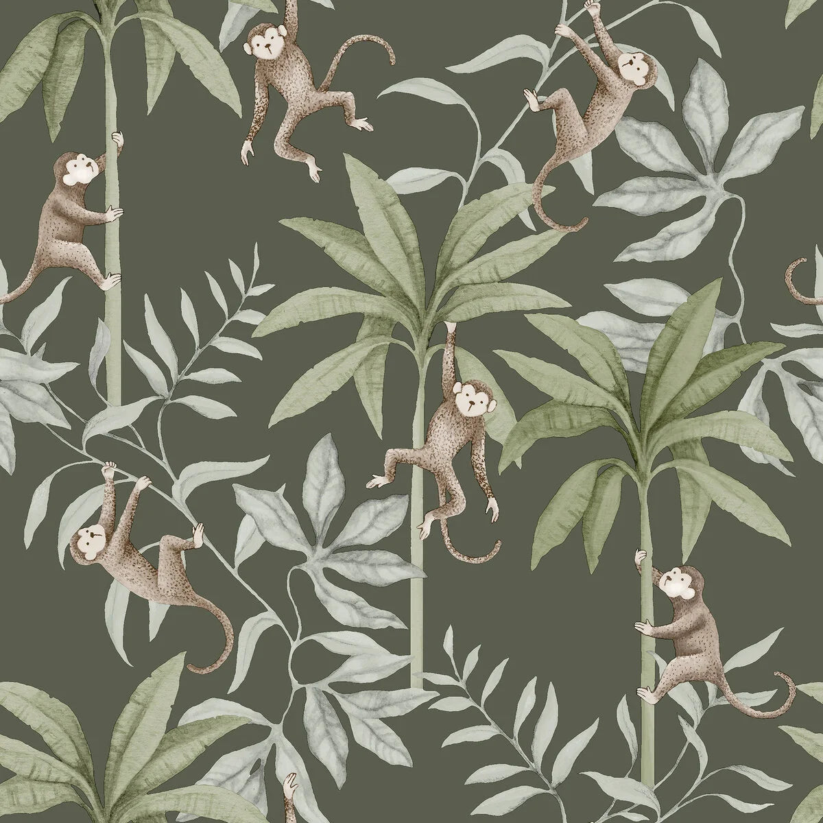Jungle Friends Wallpaper by BoråsTapeter