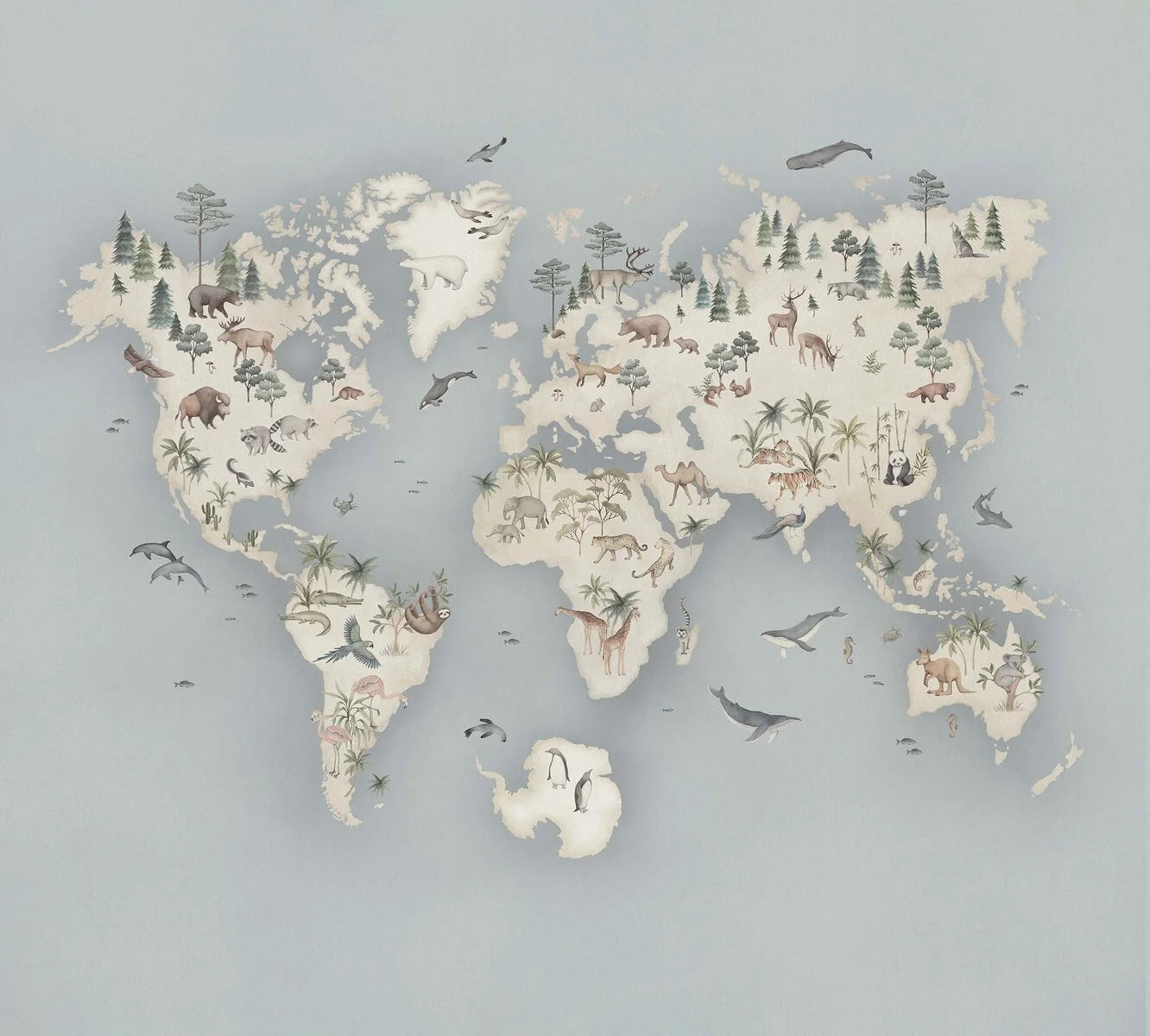 Little Explorer Mural by BoråsTapeter