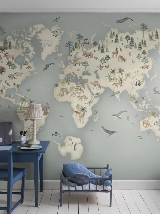 Little Explorer Mural by BoråsTapeter