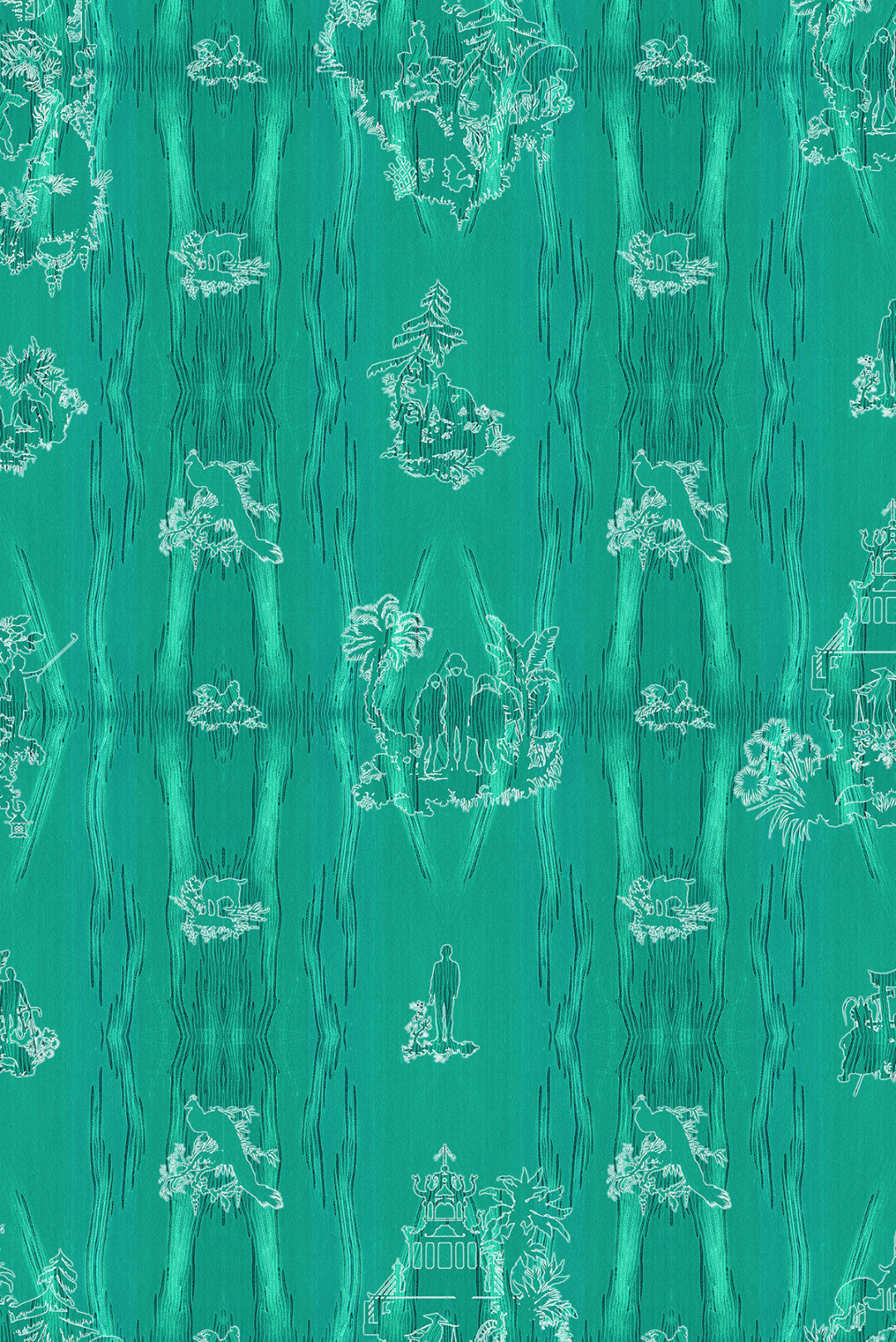 Chinoiserie Scenic Wallpaper by Timorous Beasties