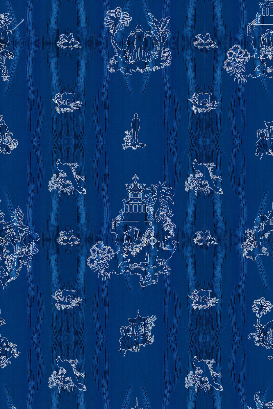 Chinoiserie Scenic Wallpaper by Timorous Beasties