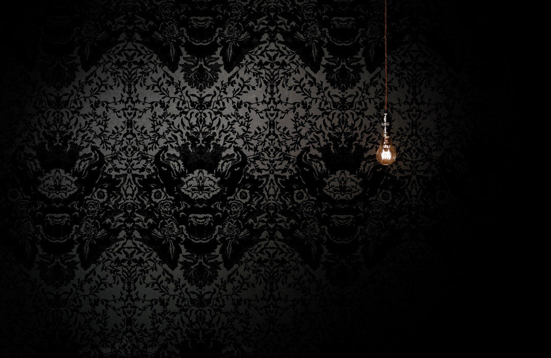 Devil Damask Flock Wallpaper by Timorous Beasties