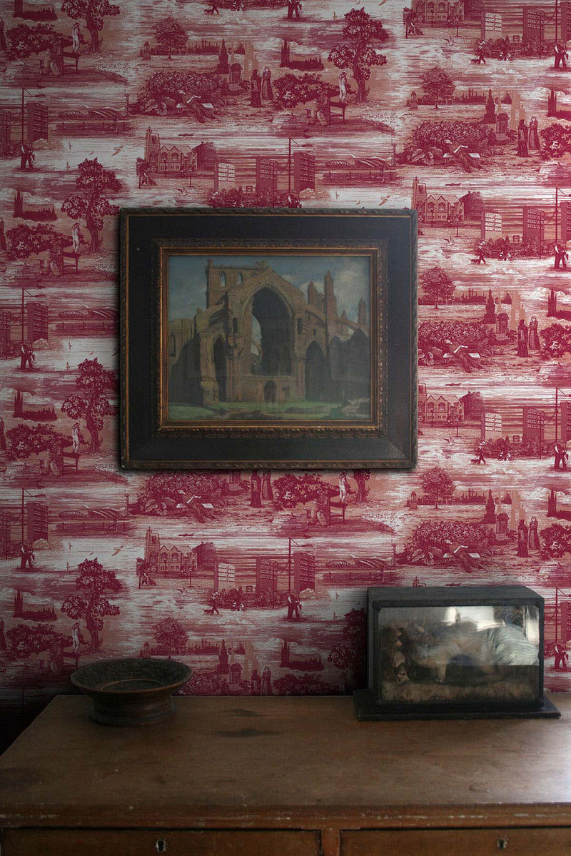 Glasgow Toile Wallpaper by Timorous Beasties