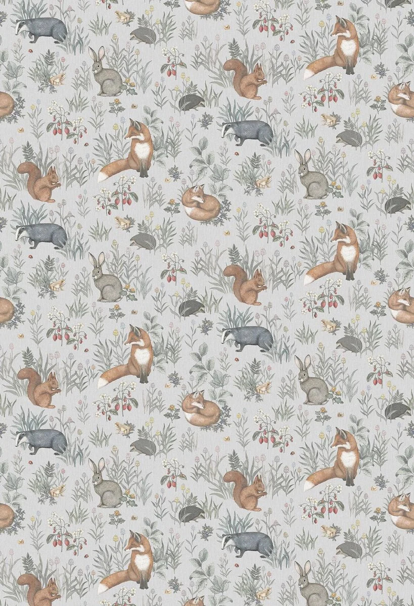 Forest Friends Mural by Boråstapeter