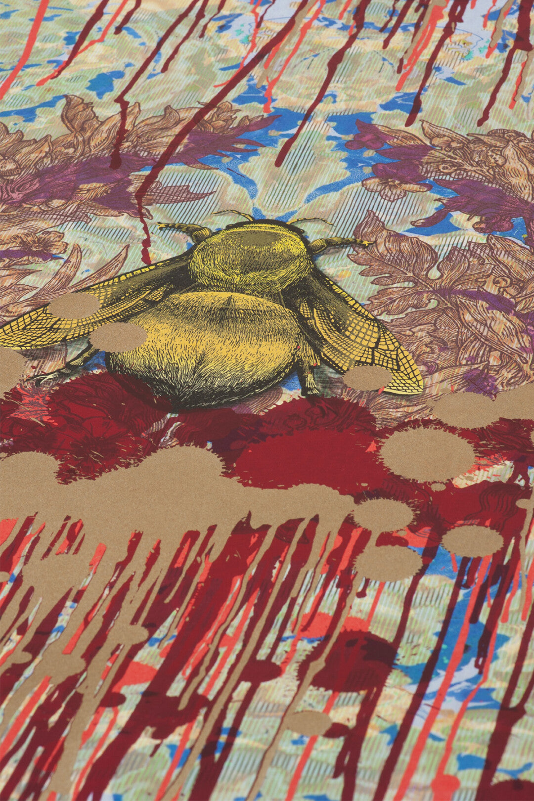 Bloody Empire Abstract Art Wallpaper by Timorous Beasties