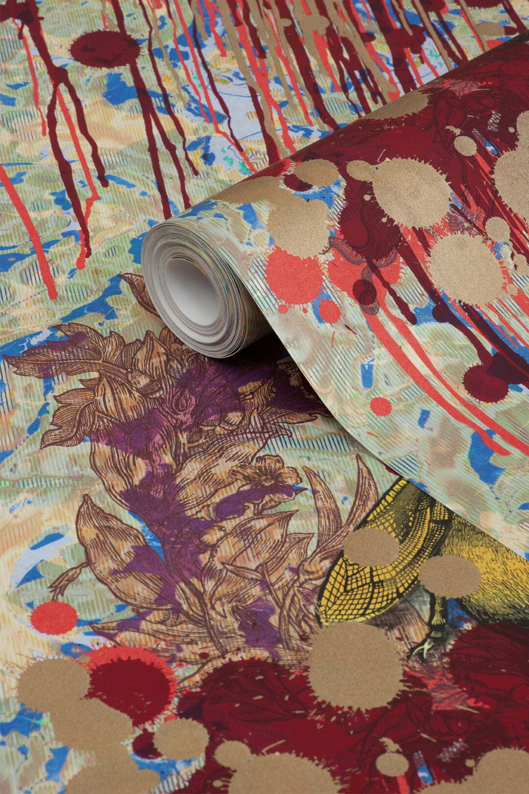 Bloody Empire Abstract Art Wallpaper by Timorous Beasties