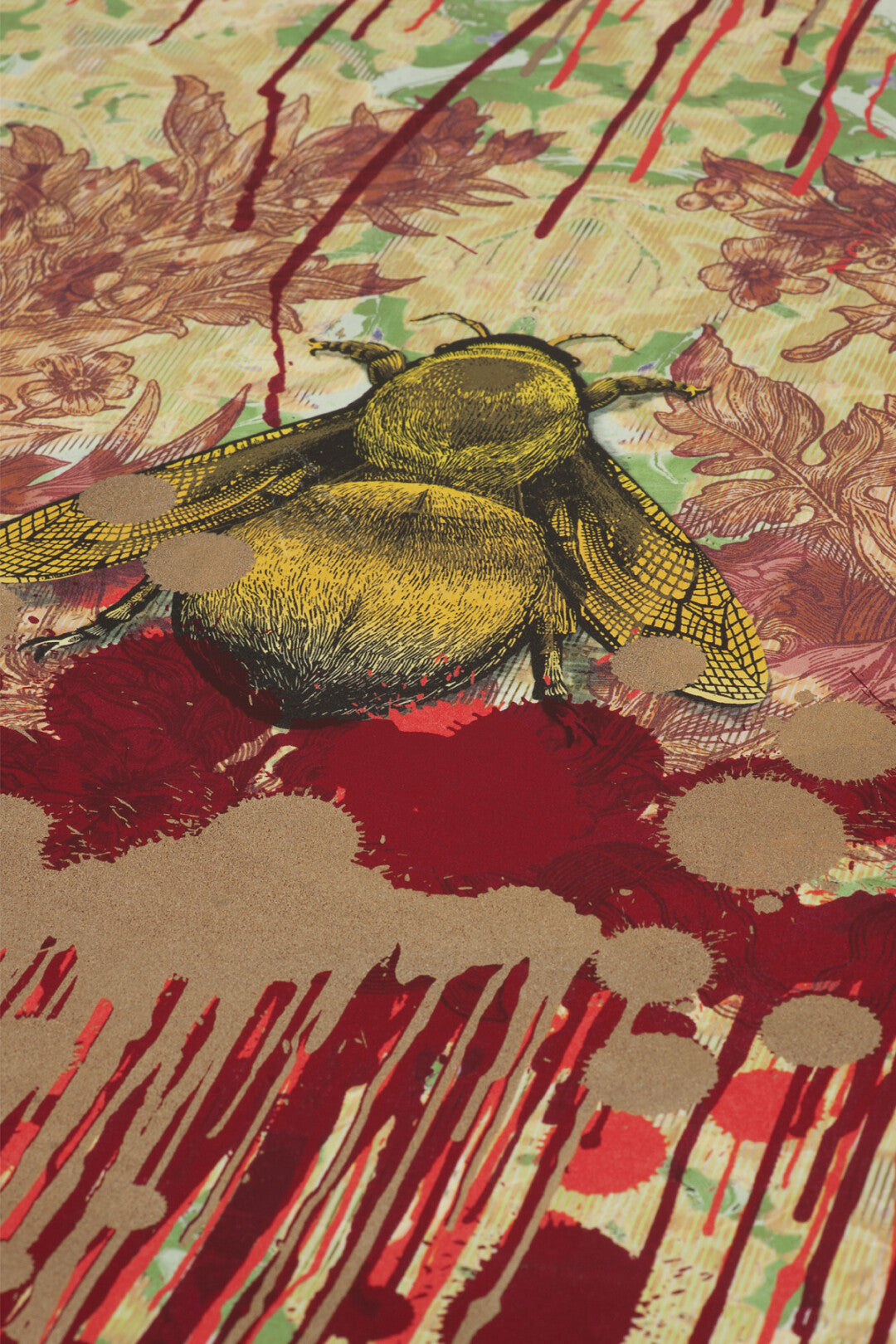 Bloody Empire Abstract Art Wallpaper by Timorous Beasties