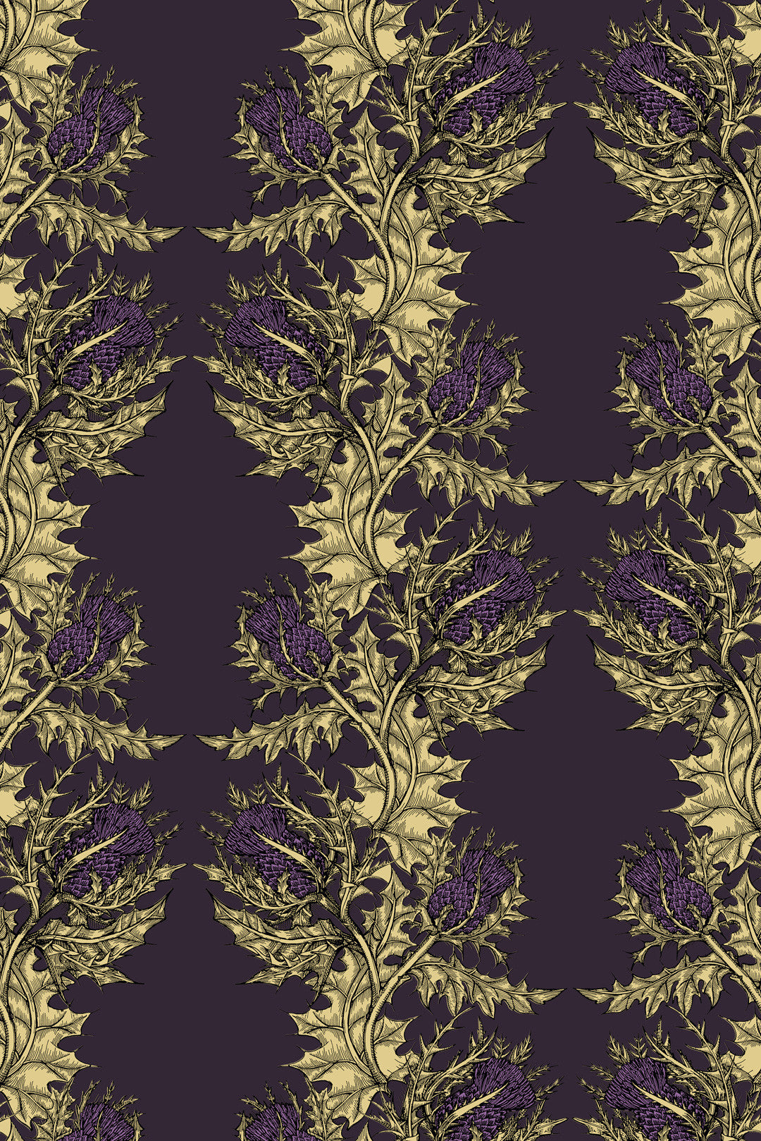 Grand Thistle Wallpaper by Timorous Beasties