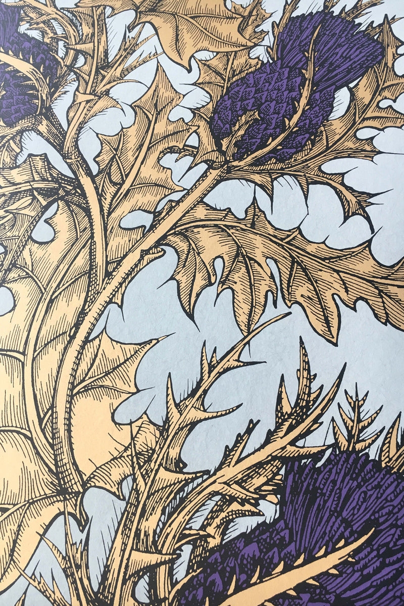 Grand Thistle Wallpaper by Timorous Beasties