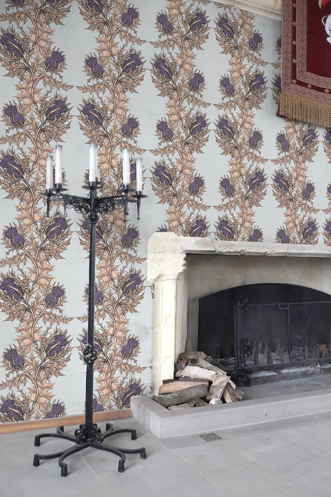 Grand Thistle Wallpaper by Timorous Beasties