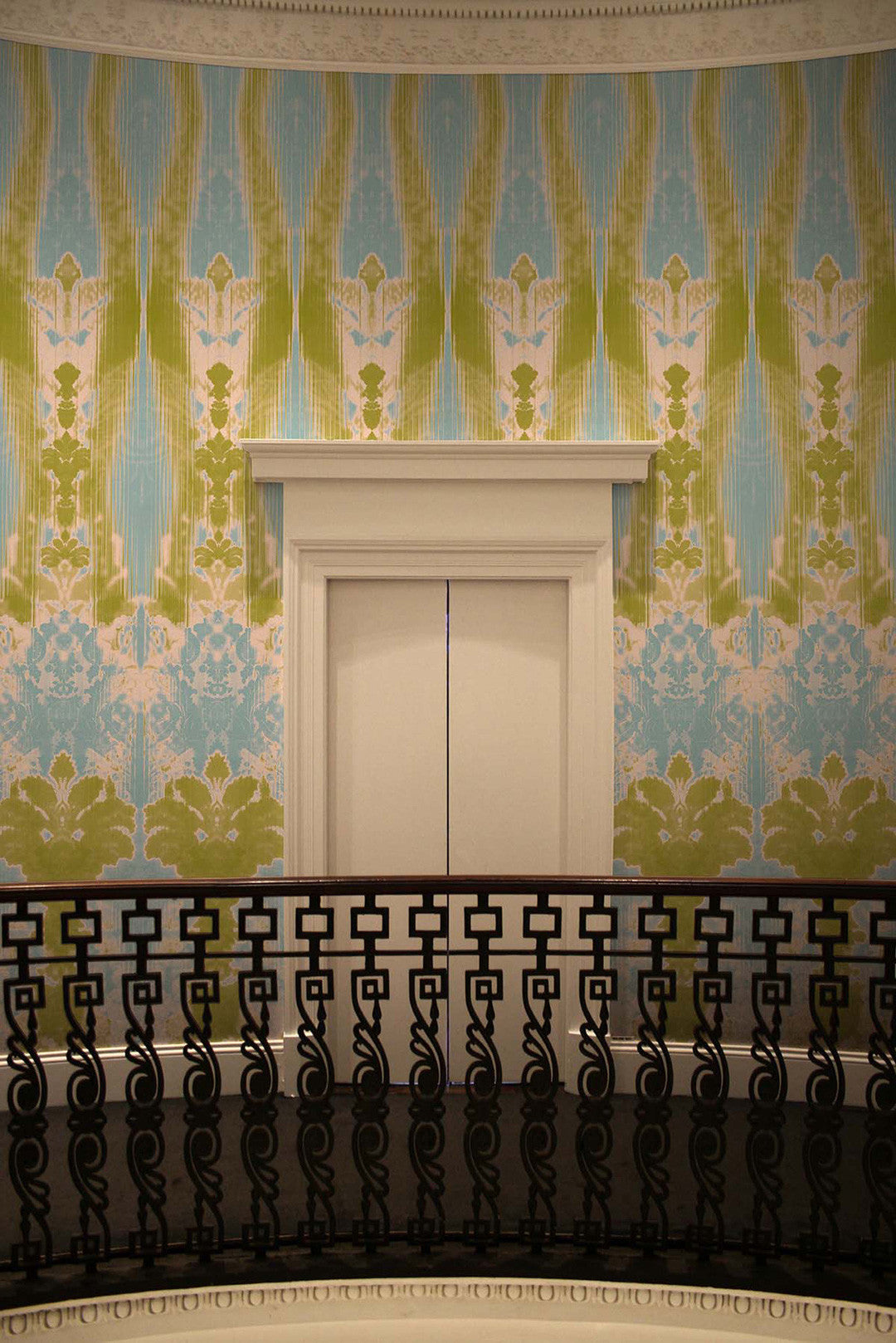 Ikat Damask Wallpaper by Timorous Beasties