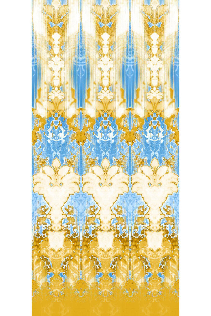 Ikat Damask Wallpaper by Timorous Beasties