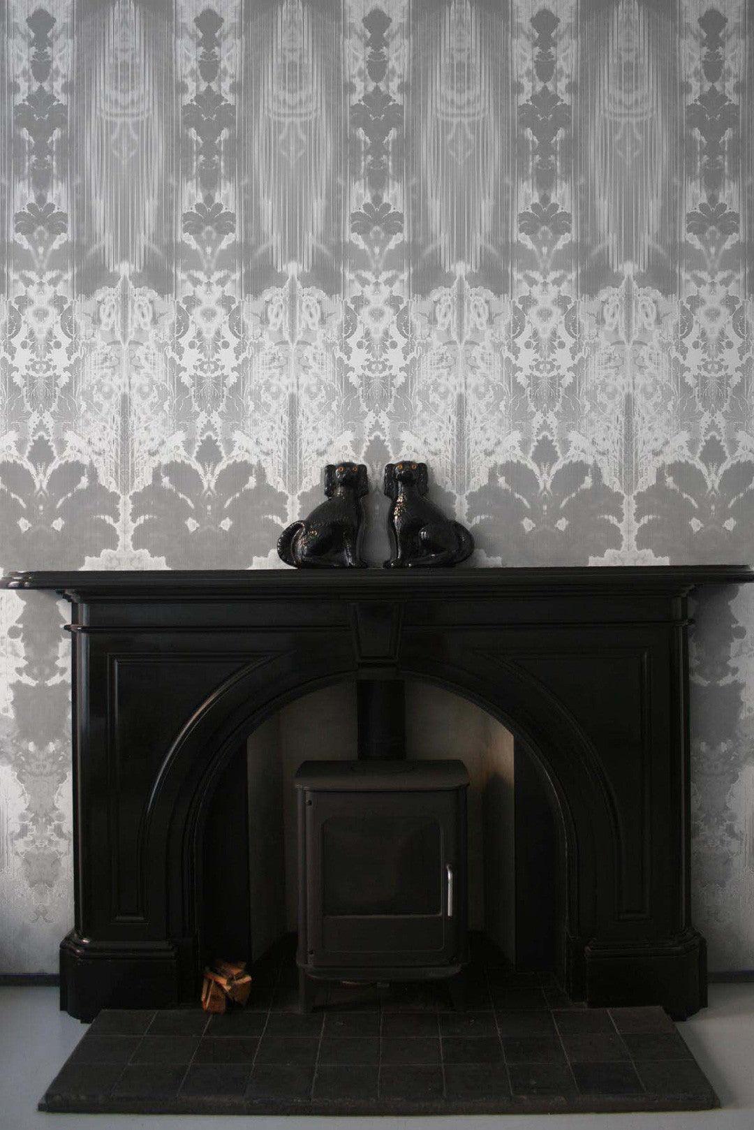 Ikat Damask Wallpaper by Timorous Beasties