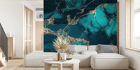 Fancy Faux Marble  Mural by HappyWall