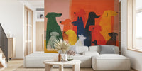 Canine Journey Mural by HappyWall
