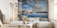 Renkowo Snowy Landscape Mural by HappyWall