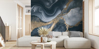 Fancy Faux Marble  Mural by HappyWall