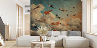 Free Falling Mural by HappyWall