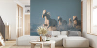 Angels of Camargue Mural by HappyWall