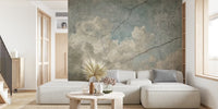 Antique Cloud Fresco Mural by HappyWall