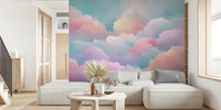 Colorful Dreamy Skies Mural by HappyWall