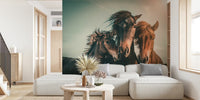 Horse Gang Mural by HappyWall