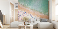 Pastel Beach Mural by HappyWall