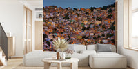 Nightfall in the Favela da Rocinha Mural by HappyWall