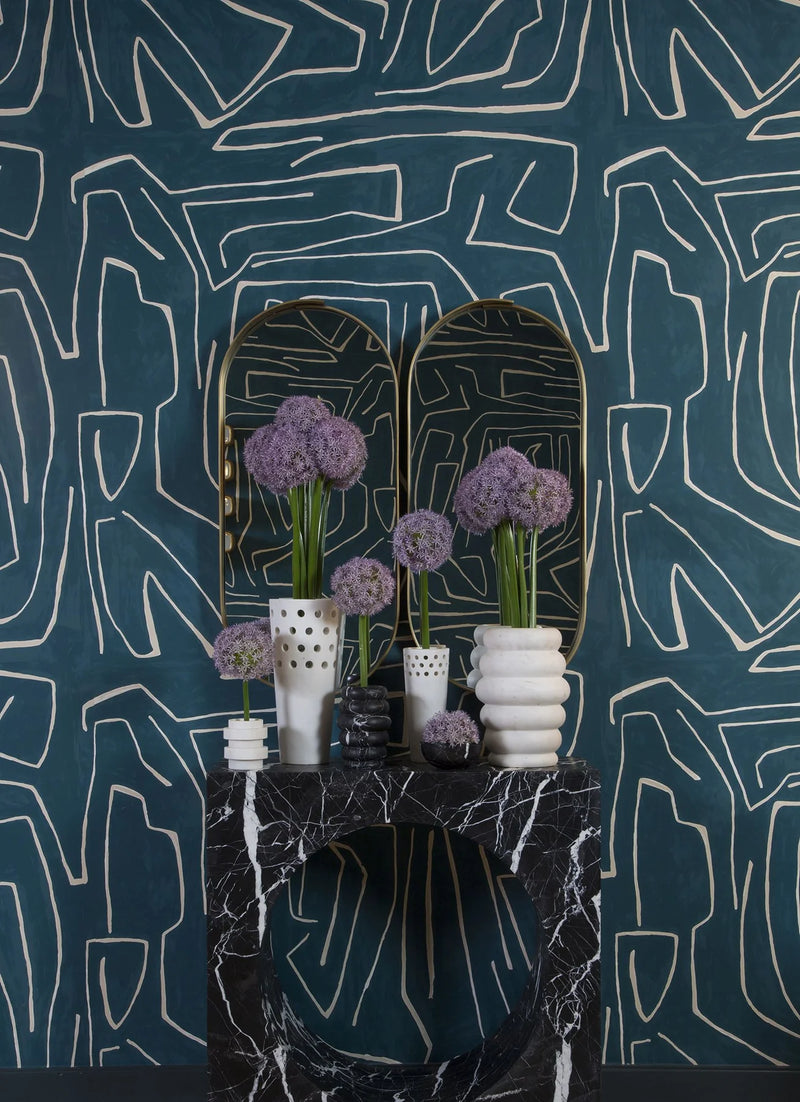 Graffito Wallpaper by Kelly Wearstler
