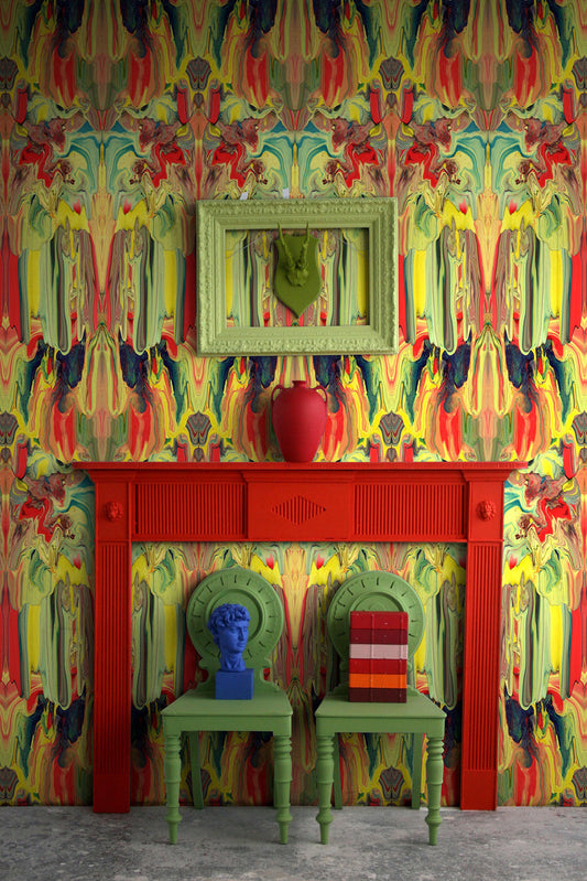 Marble Gum Wallpaper by Timorous Beasties