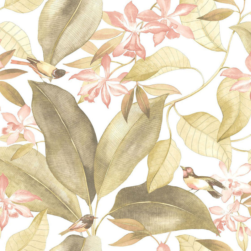 Delicacy Birdsong Wallpaper by Casadeco