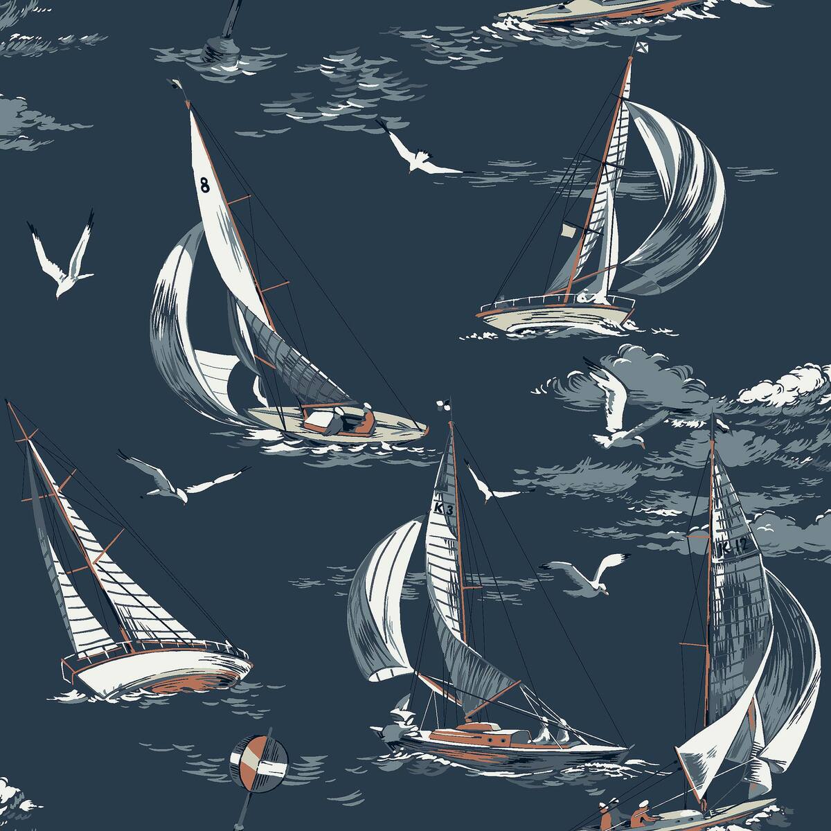 Sailboats Wallpaper by BorasTapeter