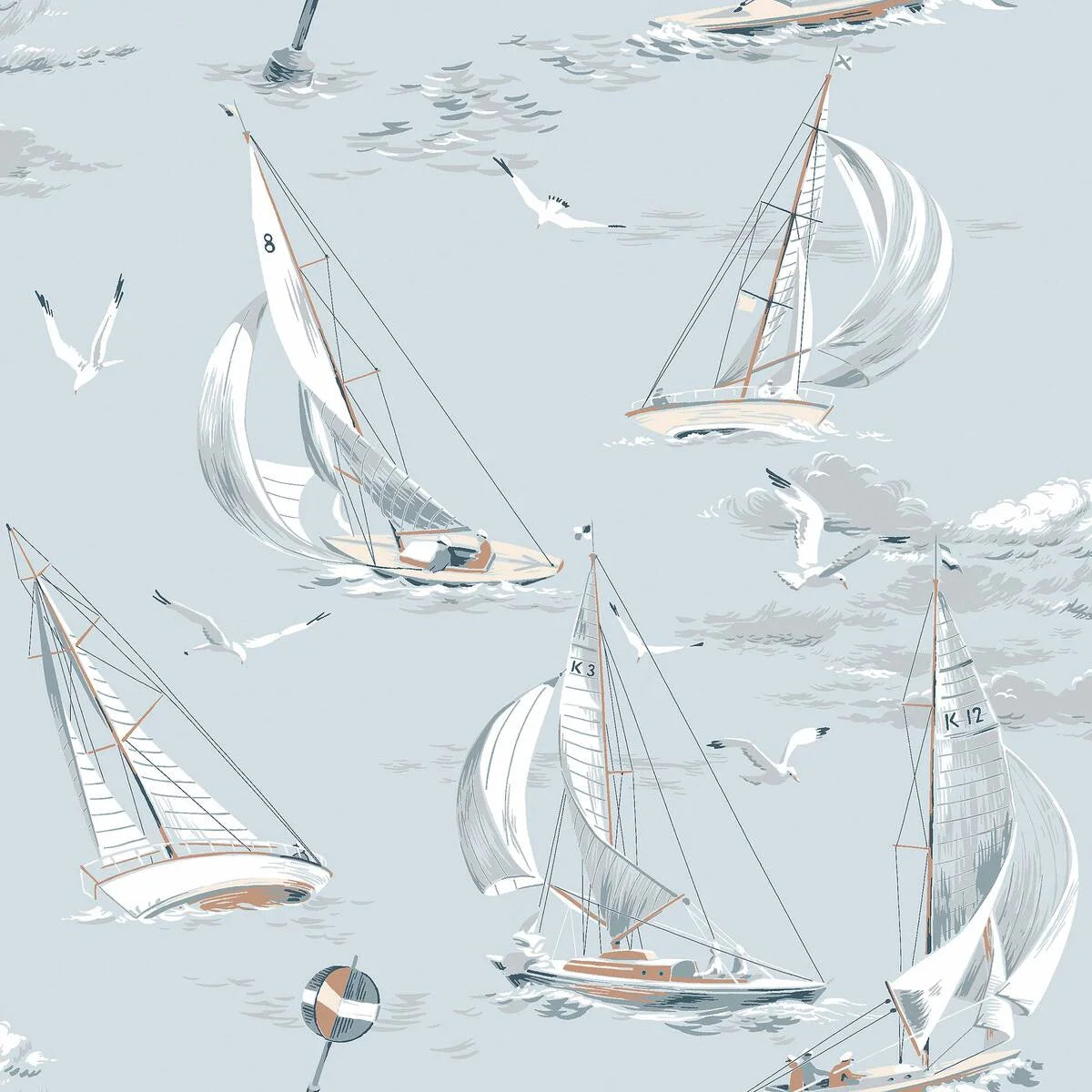 Sailboats Wallpaper by BorasTapeter