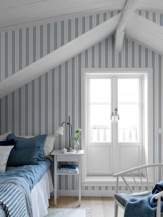 Hamnskär Stripe wallpaper by Boråstapeter