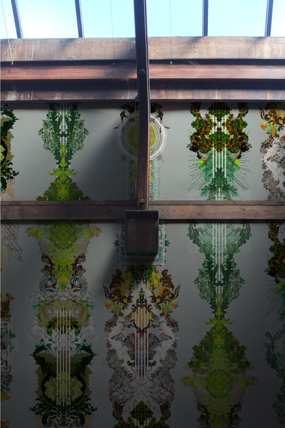 Totem Damask Wallpaper by Timorous Beasties