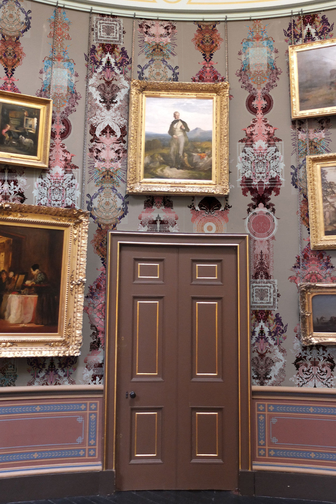 Totem Damask Wallpaper by Timorous Beasties