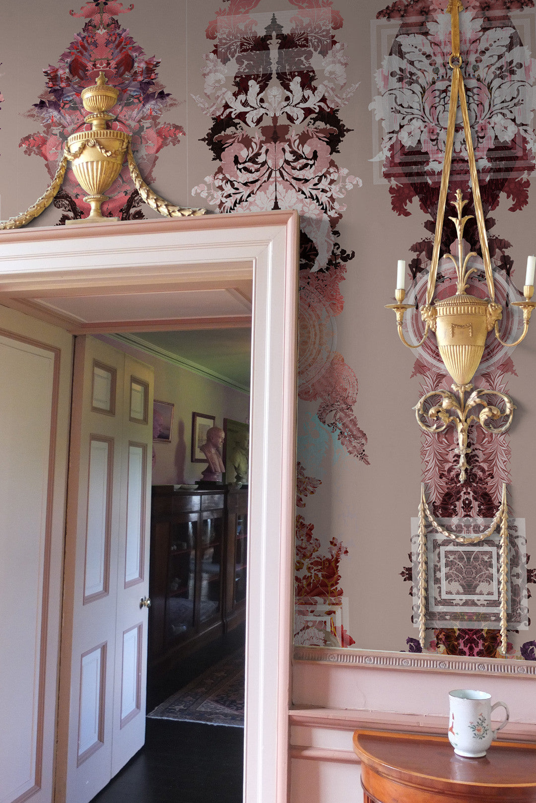 Totem Damask Wallpaper by Timorous Beasties