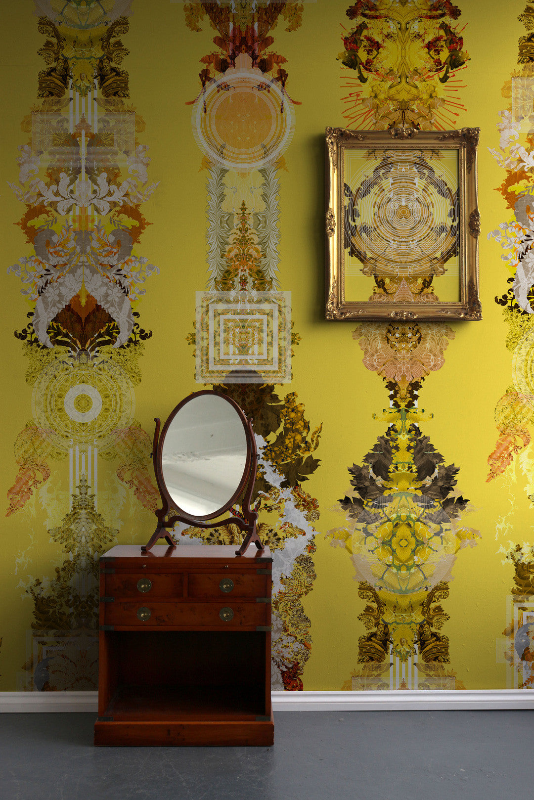 Totem Damask Wallpaper by Timorous Beasties