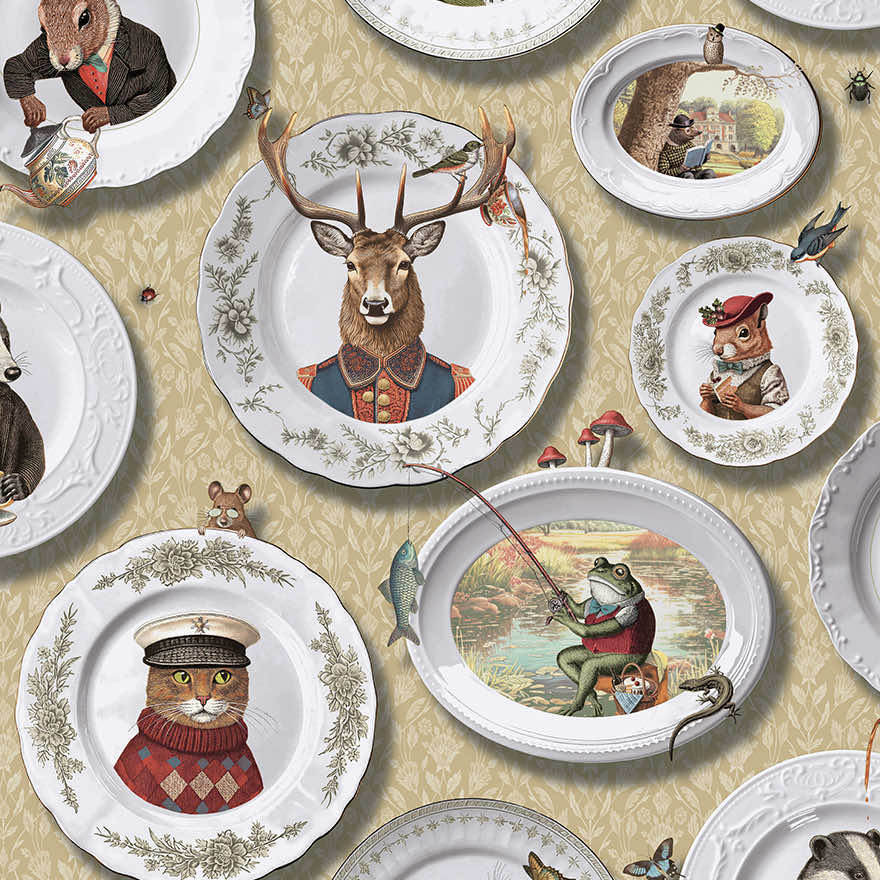 Tales of The Manor Wallpaper by Holden Decor