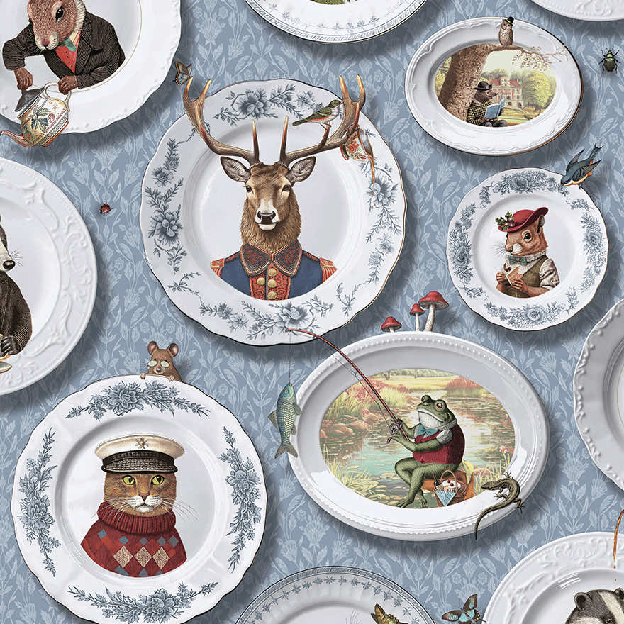 Tales of The Manor Wallpaper by Holden Decor