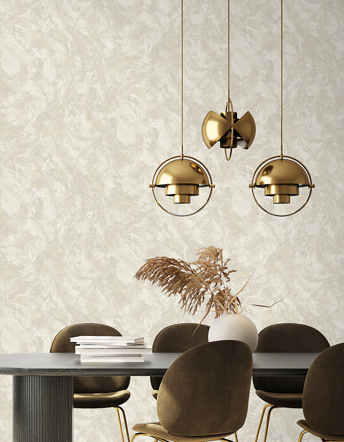 Calacatta Marble Bead Wallpaper by Holden Decor