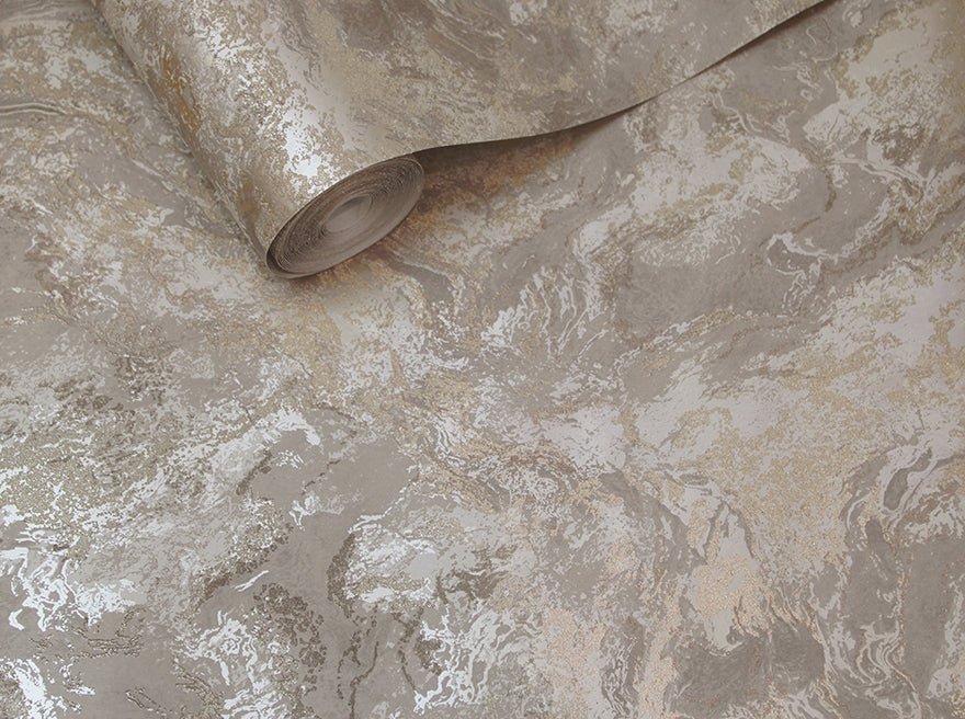 Calacatta Marble Bead Wallpaper by Holden Decor