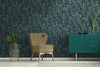 Brindle Flock Wallpaper by Holden (Khalili Collection)